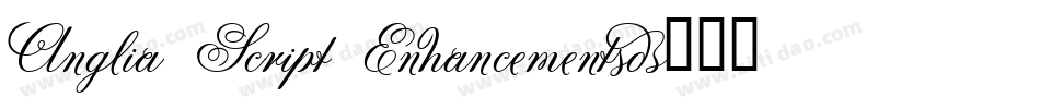 Anglia Script Enhancements字体转换